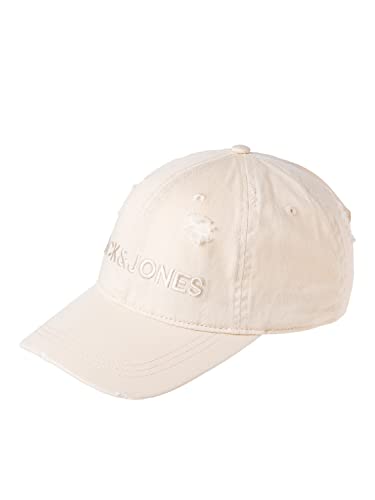 JACK & JONES Czapka męska JACORLANDO Cap, Oatmeal, jeden rozmiar, owsianka, jeden rozmiar