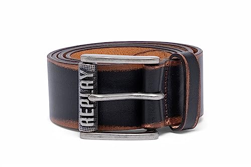 Replay Męski pasek AM2667, 102 LT Brown Smoke, 100, 102 Lt Brown Smoke