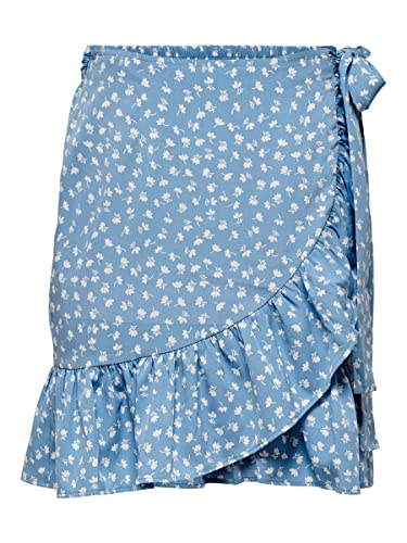 ONLY Damska spódnica ONLOLIVIA WRAP WVN NOOS Rock, Allure/AOP: Fiona Ditsy, XS