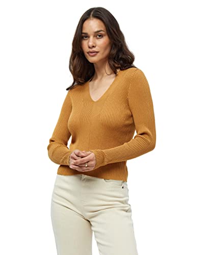 Peppercorn Damski sweter Tana Rib, Brązowy, S