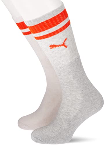 PUMA Heritage Stripe Crew Sock skarpety załogi mieszane, Czerwony, 39 EU