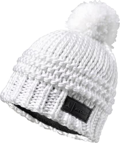Atomic Czapka damska W Alps Beanie-biała czapka, rozmiar uniwersalny, biały, jeden rozmiar