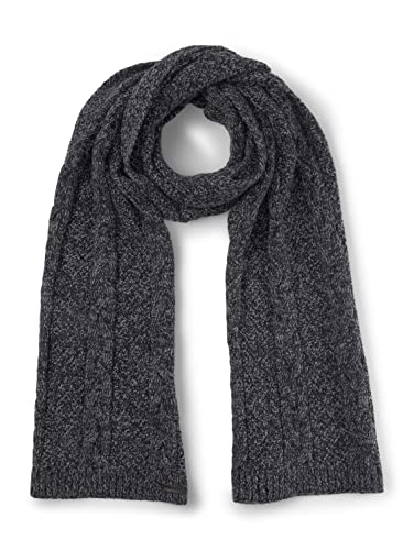 TOM TAILOR Męskie Szalik 1022978, 25378 - Navy Grey Mouline, ONESIZE