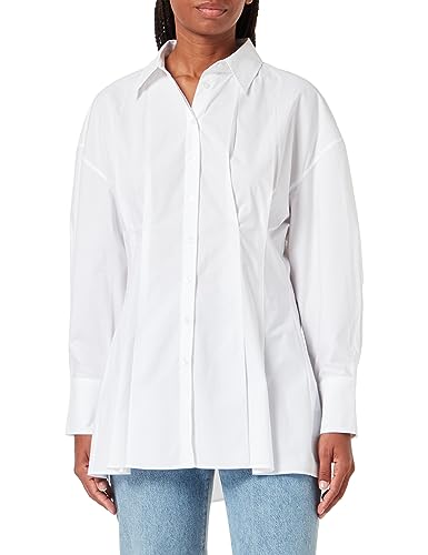 HUGO Damska bluza Eulaila, White100, 34