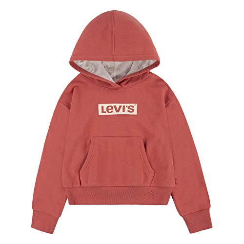 Levi's Kids LVB COLOR BLOCK MID WT PUFFER chłopcy 10-16 lat, Mineral Red, 4 Lata