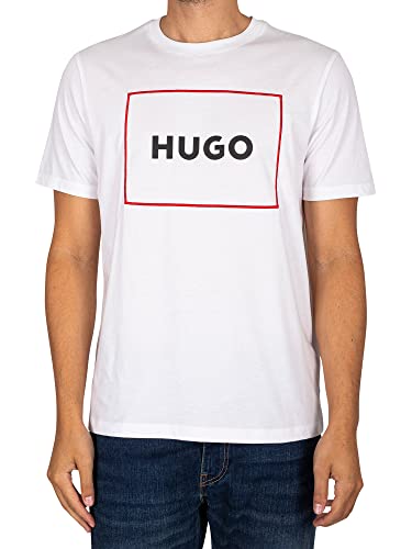 HUGO koszulka męska dumex, White100, S