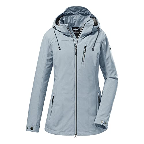 G.I.G.A. DX Damska kurtka softshell / kurtka outdoorowa z odpinanym kapturem - GS 32 WMN SFTSHLL JCKT, petrol, 38, 38345-000