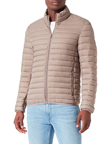 United Colors of Benetton Męska kurtka ocieplana 2ba2un028, jasnobrązowa 04b, XL, Jasnobrązowy 04b, XL