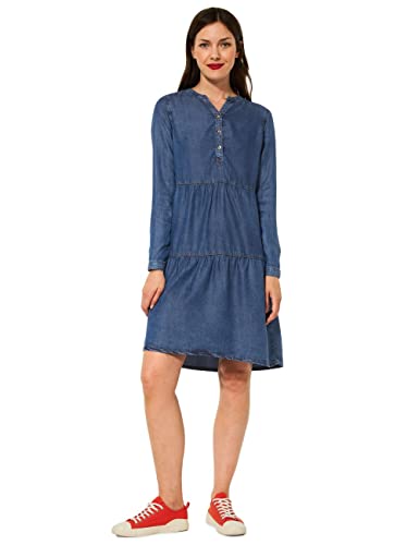 Street One sukienka jeansowa damska, Blue Light Random Wash, 46