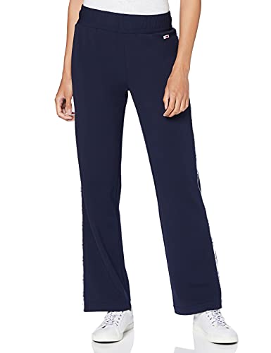 Tommy Jeans Damskie spodnie dresowe Tjw, Niebieski (czarny irys 002), 32W