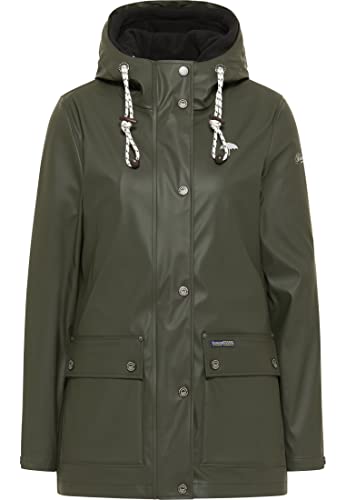 Schmuddelwedda Kurtka przeciwdeszczowa damska 3 w 1 34319135, ciemnooliwkowy, XL