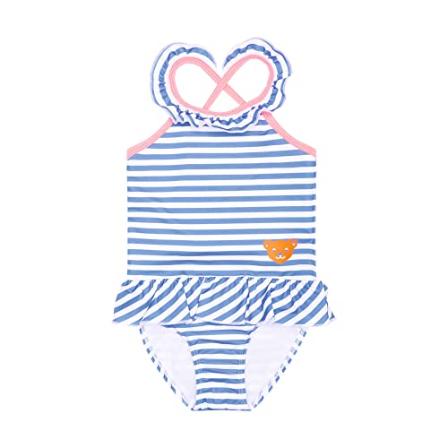 Steiff Dziewczęcy L002314601 kostium kąpielowy, ultramaryna, regularny, ultramaryna, 122 cm