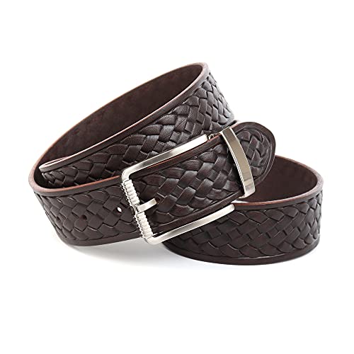 Anthoni Crown Unisex BR2P4940-120 pasek, ciemnobrązowy, 120