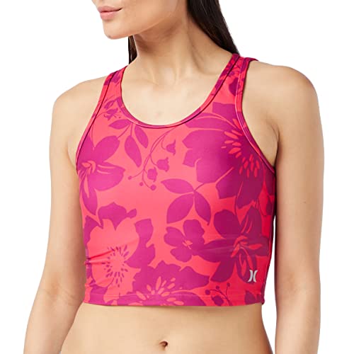 Hurley Damski Teardrop Crop Top T-Shirt, Knock Out, XS