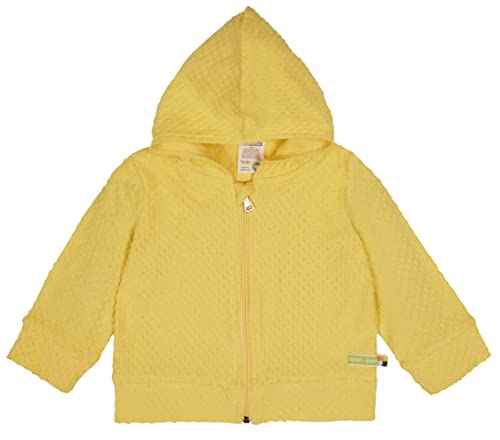 loud + proud Kurtka dziecięca z frotte w kropki, uniseks, z certyfikatem GOTS, złota, 110/116, złoto, 110-116