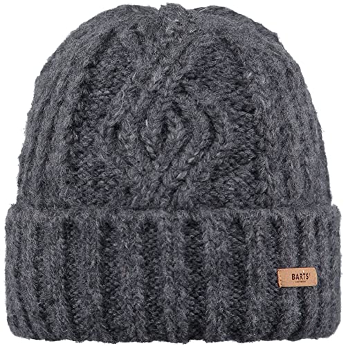 Barts Damska czapka beanie Farrah, węgiel drzewny, jeden rozmiar