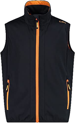 CMP - Kamizelka z softshell dla dzieci, Antracyt płomień, 164, Antracyt-Płomień