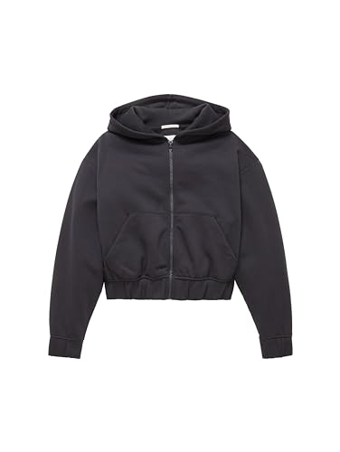 TOM TAILOR Dziewczęca bluza dziecięca, 29476 - Coal Grey, 176 cm