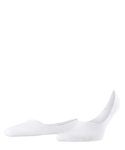 FALKE Mężczyźni Stopki Step Medium Cut M IN Zrównoważona Bawełna niewidoczne jednokolorowe 1 Para, Biały (White 2000), 43-44