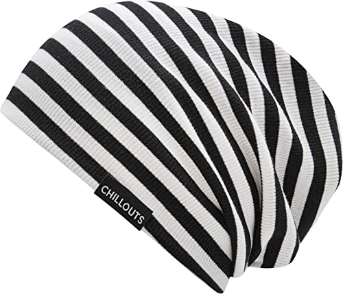 CHILLOUTS Czapka typu long beanie, uniseks, czarny, jeden rozmiar