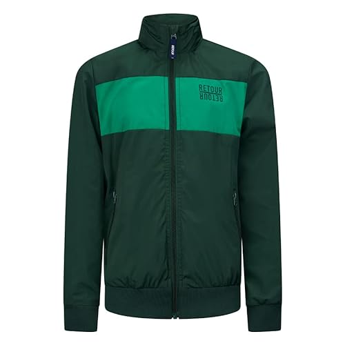 Retour Denim de Luxe Andy kurtka chłopięca, ciemnozielony, 13-14