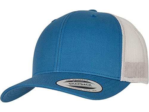 Flexfit Unisex Retro Trucker 2-Tone czapka baseballowa, stalowy niebieski/srebrny, jeden rozmiar