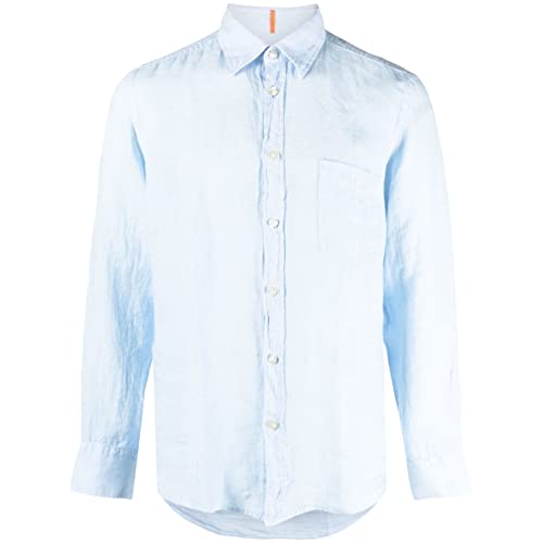 BOSS Koszulka męska, Open Blue460, XL