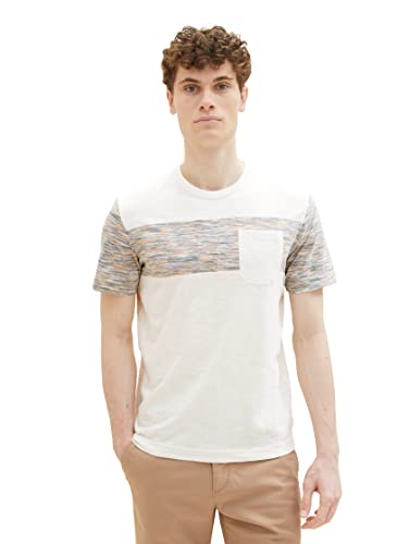 TOM TAILOR T-shirt męski, 18592 – Vintage Beige, 3XL