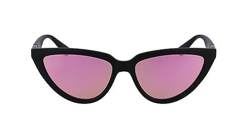 Calvin Klein Damskie okulary przeciwsłoneczne CKJ23658S, czarny matowy, jeden rozmiar, matowy czarny, Rozmiar uniwersalny