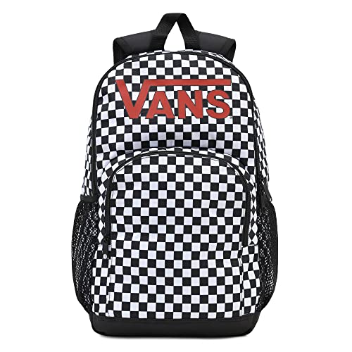 Vans Plecak uniseks z nadrukiem 5 szt. (1 szt.), Checkerboard czarno-biała, Jeden rozmiar, Casual, VN0A7UDTY281