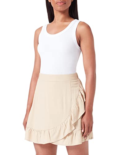 VERO MODA Damska spódnica Vmmymilo Hw Mini Skirt WVN Ga Rock, Irish Cream, M