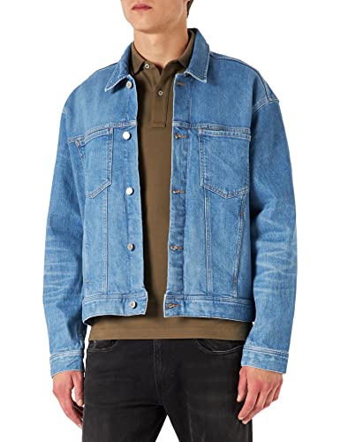 Tommy Hilfiger MW0MW24948 Trucker Jkt Str Liam Indigo Kurtka męska, Liam Indigo, XS