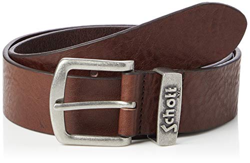 Schott NYC Pasek męski, Brązowy (Brown 80), 95