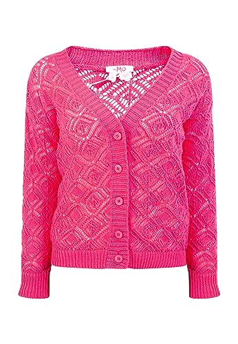 myMo Damski kardigan z dzianiny 12426980, różowy, XS, Rosa, XS