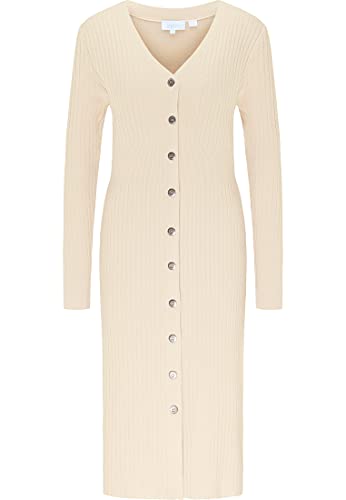 Jalene Damska sukienka z dzianiny 15417899-JA03, beżowa, XL/XXL, beżowy, XL-XXL