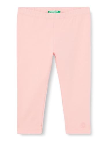 United Colors of Benetton Legginsy dla dziewczynek i dziewczynek, Różowy 03z, 2 lat
