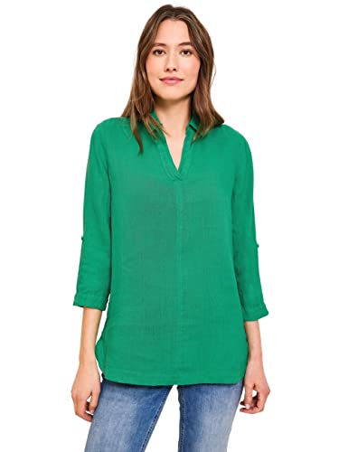 Cecil Damska bluzka lniana, zielony (Trefoil Green), S
