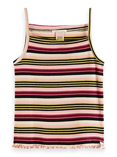 Scotch & Soda Dziewczęcy tanktop z napisem 