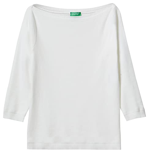 United Colors of Benetton Sweter damski, Optyczna biel 101, M