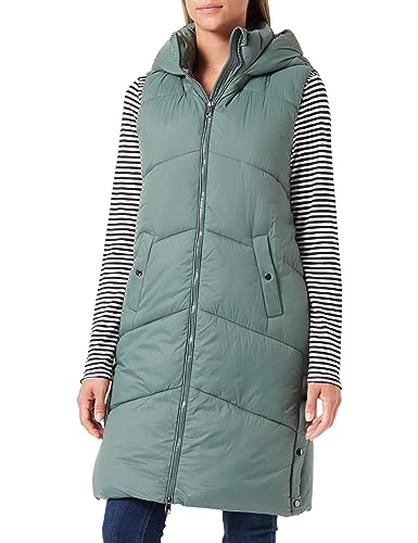 VERO MODA Damska kamizelka puchowa VMUPPSALA HOOD WAISTCOAT, Ciemny las, XS