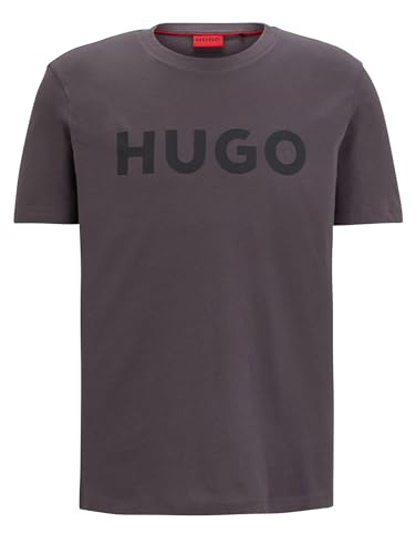 HUGO koszulka męska dulivio, Dark Grey23, M