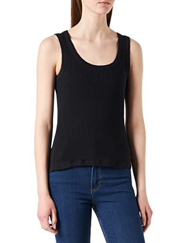 Naf Naf T-shirt damski, czarny, S