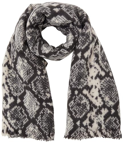 Bestseller A/S Damski szalik Pcjorna Square Scarf Box Bc, Biały pieprz/AOP: Snake, jeden rozmiar