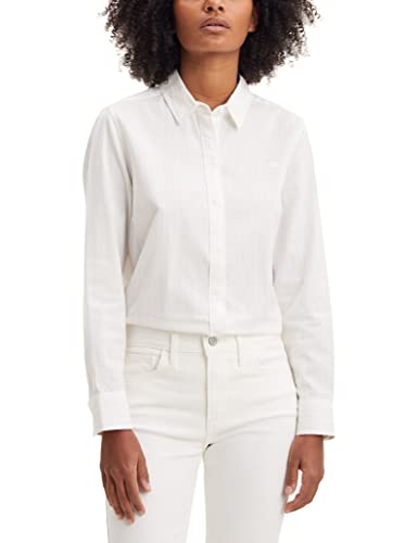 Levi's Damska koszula non-denim, The Classic Bw Shirt June Stripe Chalk Pink, M