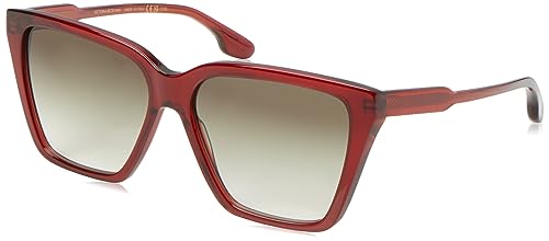 Victoria Beckham Unisex vb655s okulary przeciwsłoneczne, 610 czerwone, 58, 610 czerwony, 58