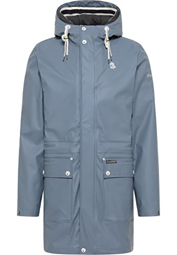 Schmuddelwedda Płaszcz przeciwdeszczowy męski 36319132 w 1, niebieski/szary, L