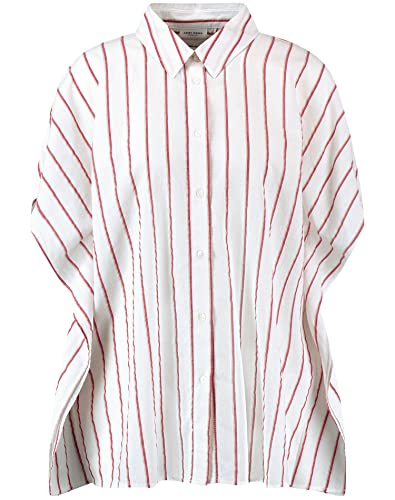 GERRY WEBER Damska bluzka 760033-31425, ecru/biały/czerwony/pomarańczowy, 42