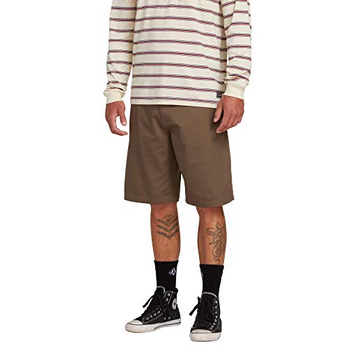Volcom Szorty męskie Frickin Chino, Grzyb, 46 PL