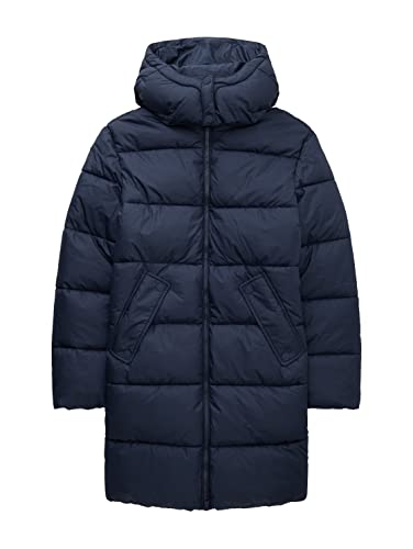 TOM TAILOR Dziewczęta Dziecięca kurtka zimowa z kapturem 1033327, 10786 - Indigo Ink Blue, 128