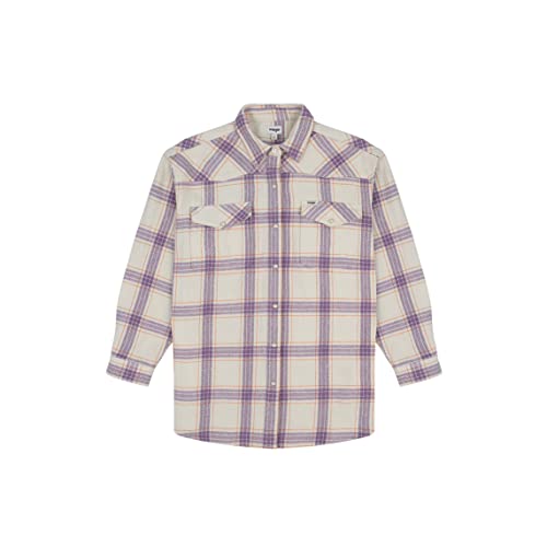 Wrangler Damska koszula Jumbo, Orchidea Mist, rozmiar L